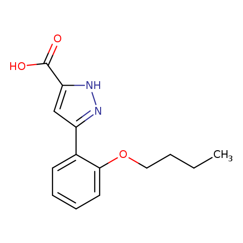3-(2-butoxyphenyl)-1H-pyrazole-5-carboxylic acid
