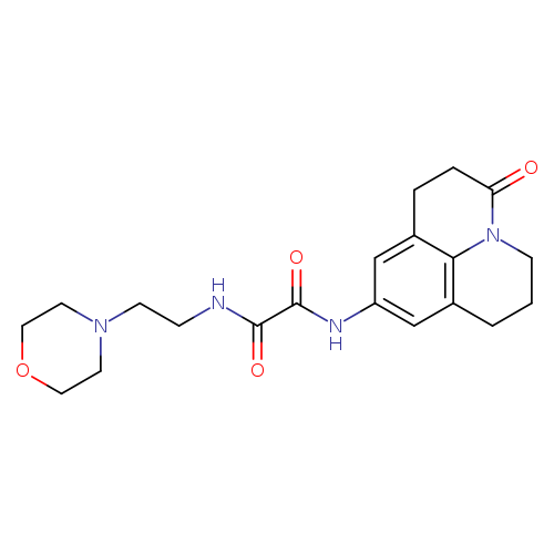 N'-[2-(morpholin-4-yl)ethyl]-N-{2-oxo-1-azatricyclo[7.3.1.0^{5,13}]trideca-5,7,9(13)-trien-7-yl}ethanediamide