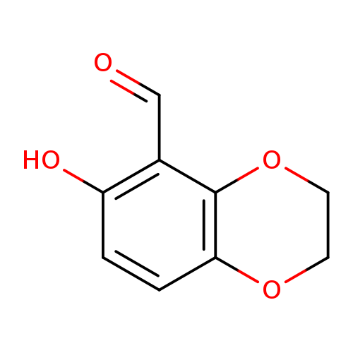 1,4-Benzodioxin-5-carboxaldehyde, 2,3-dihydro-6-hydroxy-