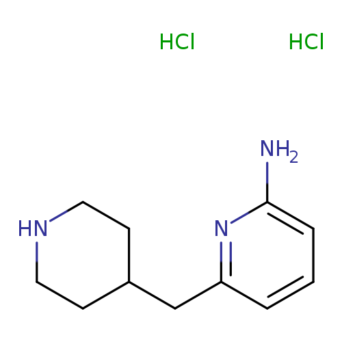 6-[(piperidin-4-yl)methyl]pyridin-2-amine dihydrochloride