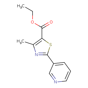 Ethyl 4-methyl-2-(3-pyridinyl)-1,3-thiazole-5-carboxylate