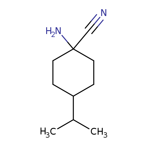 1-Amino-4-(propan-2-yl)cyclohexane-1-carbonitrile