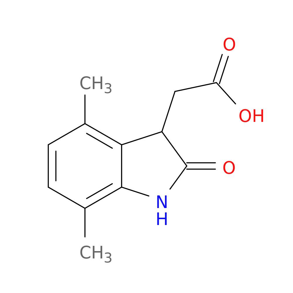 (4,7-Dimethyl-2-oxo-2,3-dihydro-1H-indol-3-yl)acetic acid
