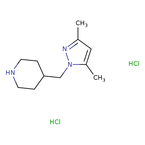 4-[(3,5-Dimethyl-1h-pyrazol-1-yl)methyl]piperidine dihydrochloride