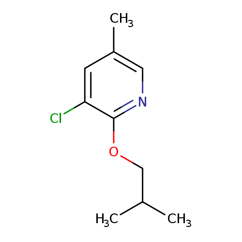 3-chloro-5-methyl-2-(2-methylpropoxy)pyridine