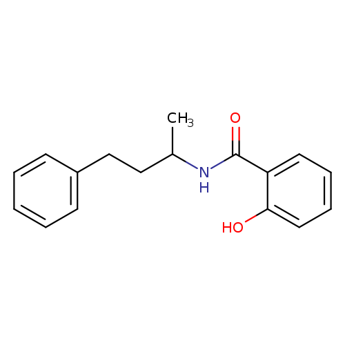 2-hydroxy-N-(1-methyl-3-phenylpropyl)benzamide