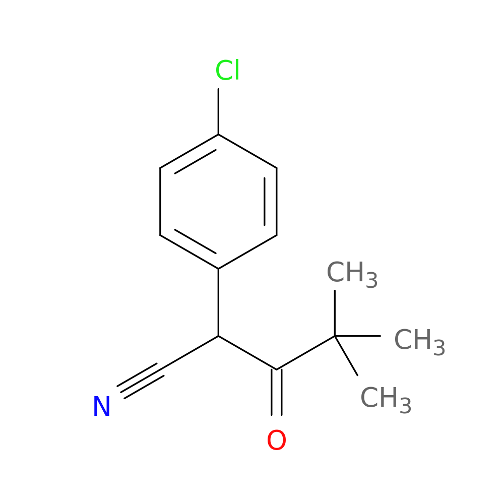 2-(4-chlorophenyl)-4,4-dimethyl-3-oxopentanenitrile