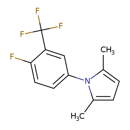 1-(4-Fluoro-3-(trifluoromethyl)phenyl)-2,5-dimethyl-1h-pyrrole