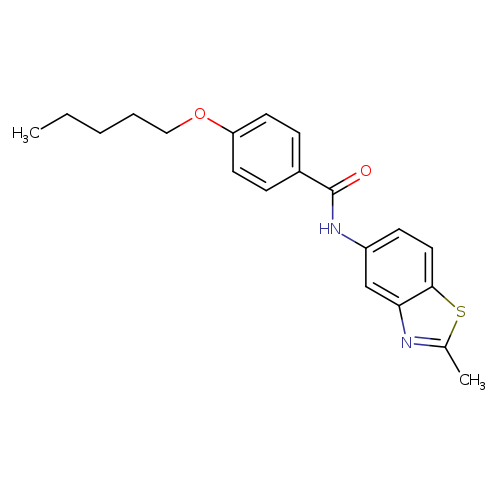 N-(2-methyl-1,3-benzothiazol-5-yl)-4-(pentyloxy)benzamide