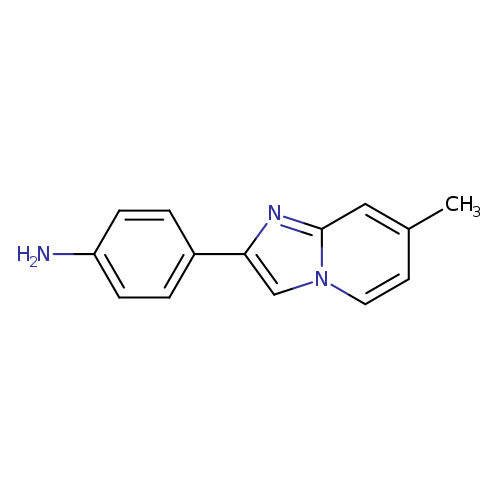 4-(7-METHYLIMIDAZO[1,2-A]PYRIDIN-2-YL)ANILINE