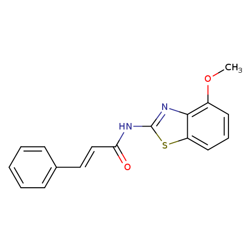 (2E)-N-(4-methoxy-1,3-benzothiazol-2-yl)-3-phenylprop-2-enamide