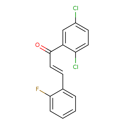 (2E)-1-(2,5-dichlorophenyl)-3-(2-fluorophenyl)prop-2-en-1-one