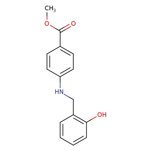 methyl 4-{[(2-hydroxyphenyl)methyl]amino}benzoate