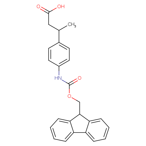 3-(4-((((9H-fluoren-9-yl)methoxy)carbonyl)amino)phenyl)butanoic acid