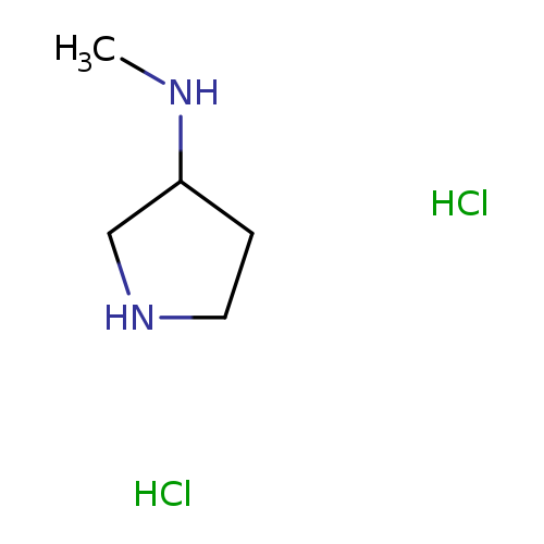 3-Pyrrolidinamine, N-methyl-, hydrochloride (1:2)