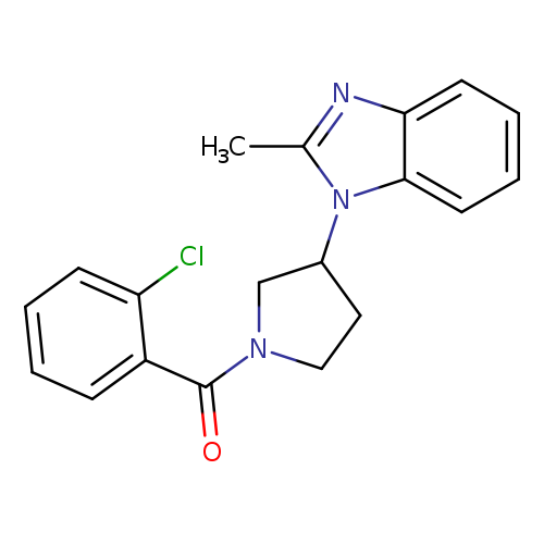 1-[1-(2-chlorobenzoyl)pyrrolidin-3-yl]-2-methyl-1H-1,3-benzodiazole
