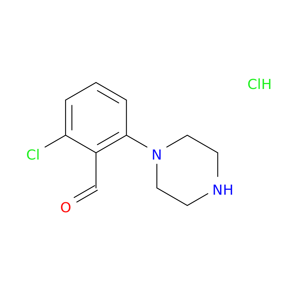 2-Chloro-6-(piperazin-1-yl)benzaldehyde hydrochloride