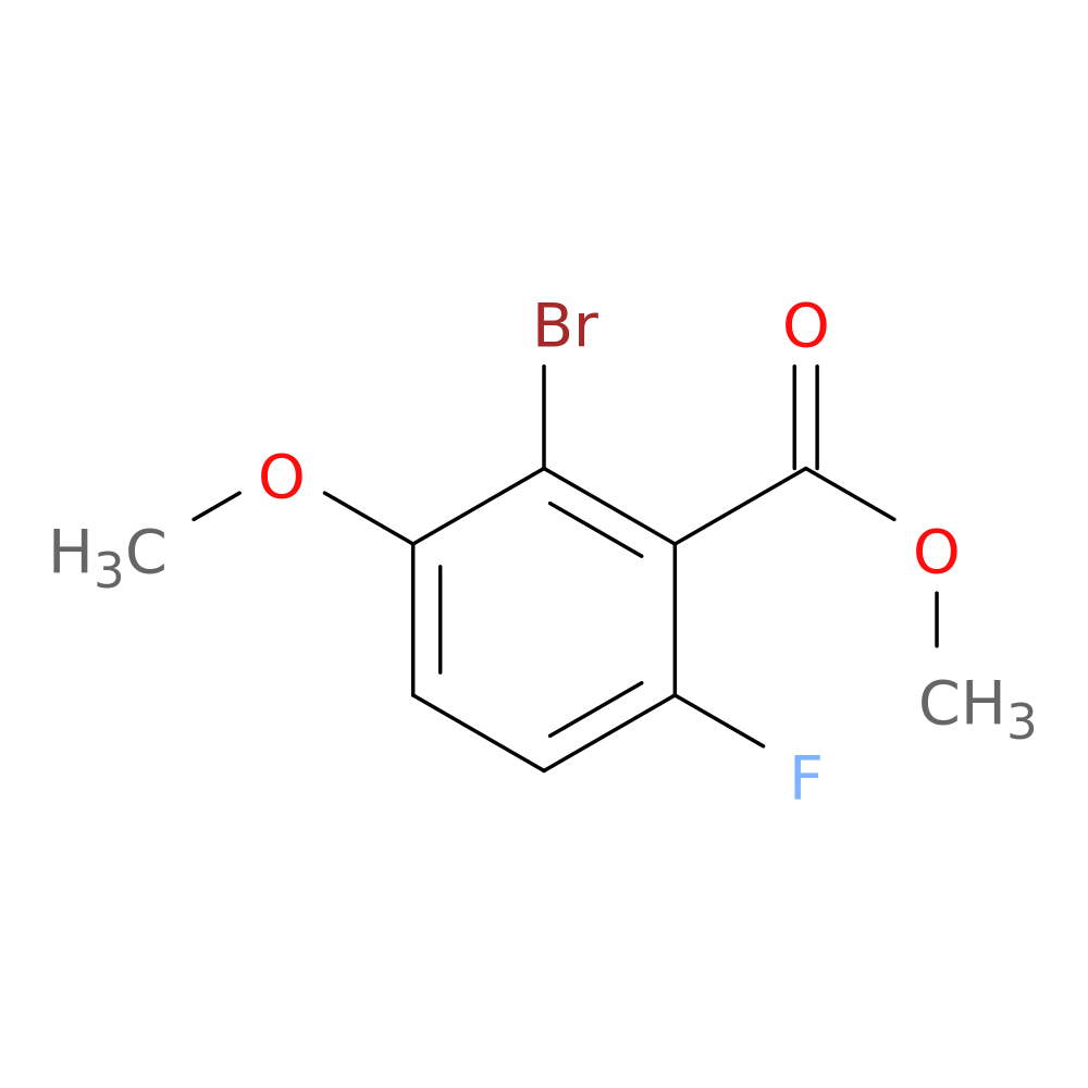Benzoic acid, 2-bromo-6-fluoro-3-methoxy-, methyl ester