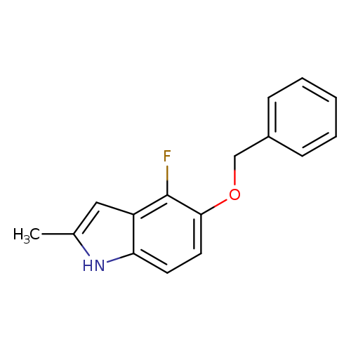 4-Fluoro-2-methyl-5-(phenylmethoxy)-1H-indole
