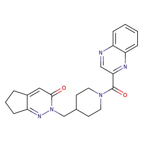 2-{[1-(quinoxaline-2-carbonyl)piperidin-4-yl]methyl}-2H,3H,5H,6H,7H-cyclopenta[c]pyridazin-3-one