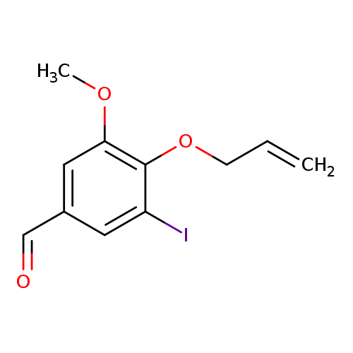 3-iodo-5-methoxy-4-(prop-2-en-1-yloxy)benzaldehyde
