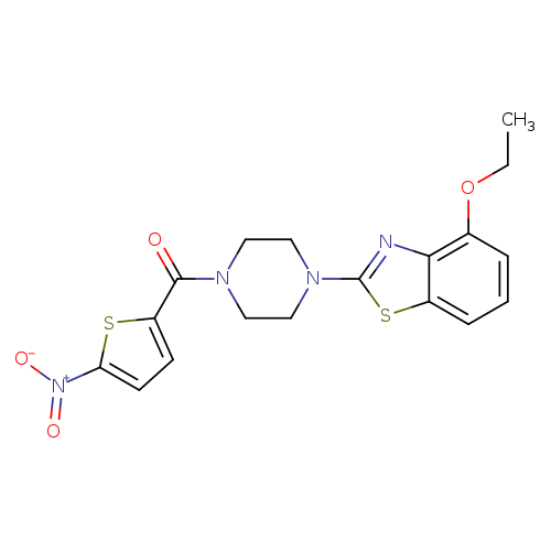 4-ethoxy-2-[4-(5-nitrothiophene-2-carbonyl)piperazin-1-yl]-1,3-benzothiazole