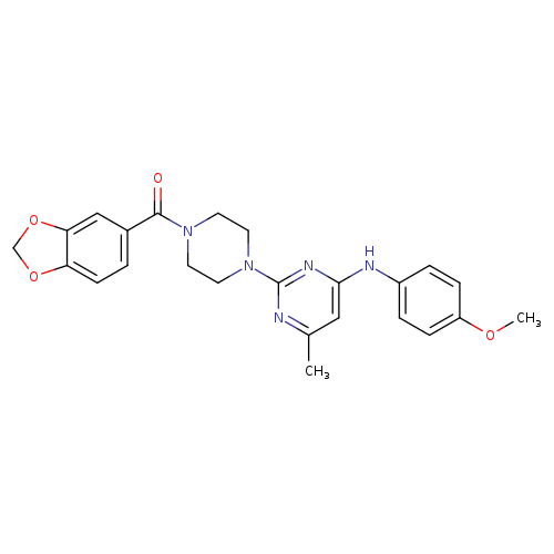 2-[4-(2H-1,3-benzodioxole-5-carbonyl)piperazin-1-yl]-N-(4-methoxyphenyl)-6-methylpyrimidin-4-amine