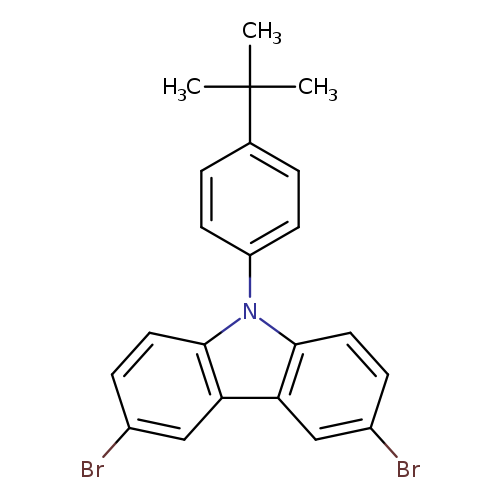 3,6-Dibromo-9-(4-(tert-butyl)phenyl)-9H-carbazole