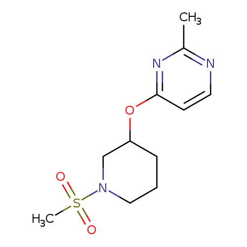 4-[(1-methanesulfonylpiperidin-3-yl)oxy]-2-methylpyrimidine