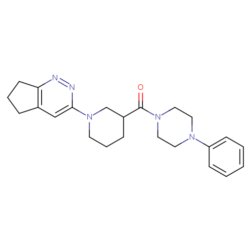 1-(1-{5H,6H,7H-cyclopenta[c]pyridazin-3-yl}piperidine-3-carbonyl)-4-phenylpiperazine