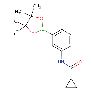 N-[3-(tetramethyl-1,3,2-dioxaborolan-2-yl)phenyl]cyclopropanecarboxamide