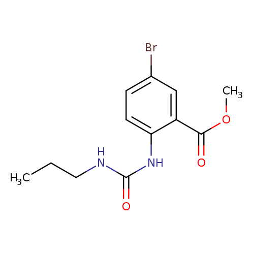 methyl 5-bromo-2-[(propylcarbamoyl)amino]benzoate