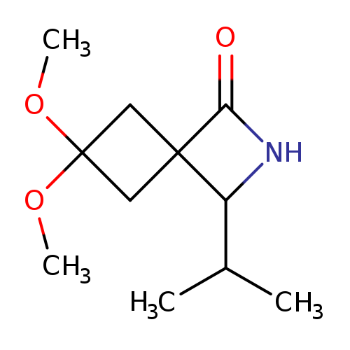 6,6-dimethoxy-3-(propan-2-yl)-2-azaspiro[3.3]heptan-1-one