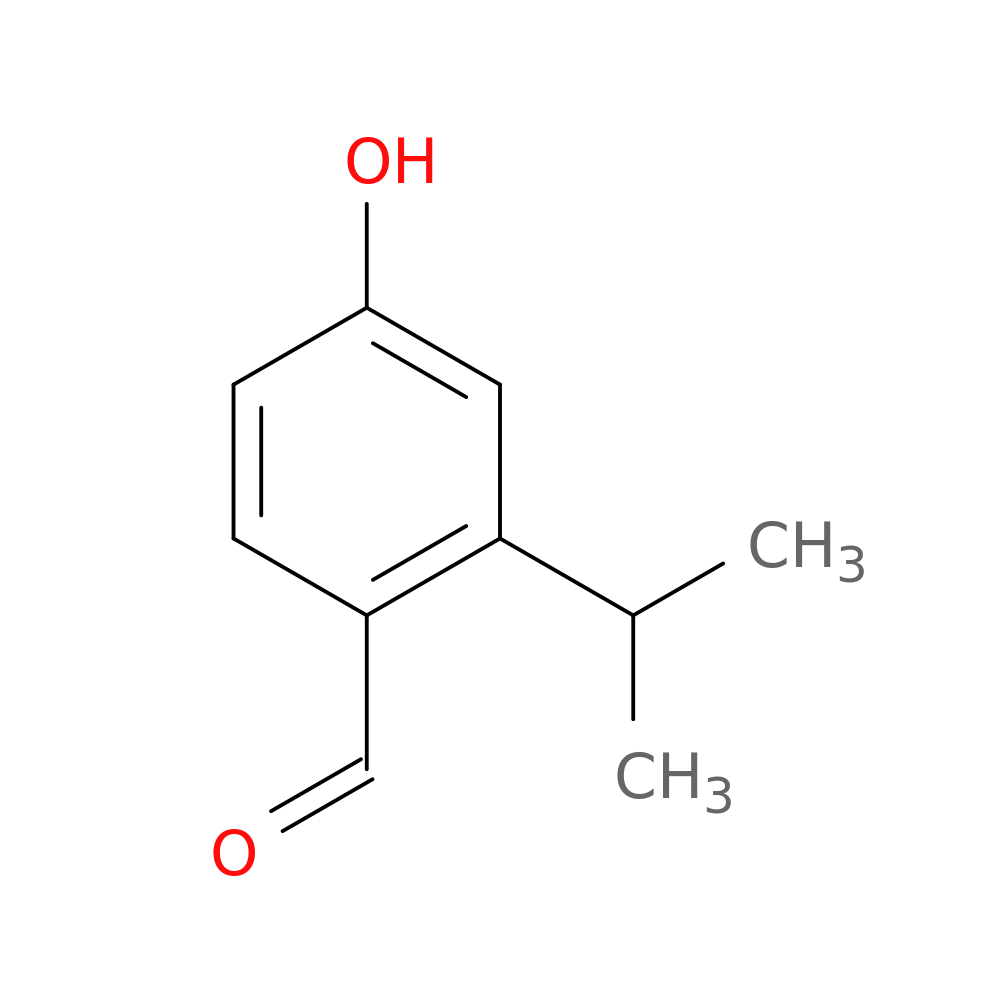 Benzaldehyde, 4-hydroxy-2-(1-methylethyl)-