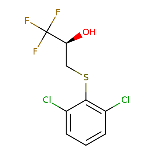 (2R)-3-[(2,6-dichlorophenyl)sulfanyl]-1,1,1-trifluoropropan-2-ol
