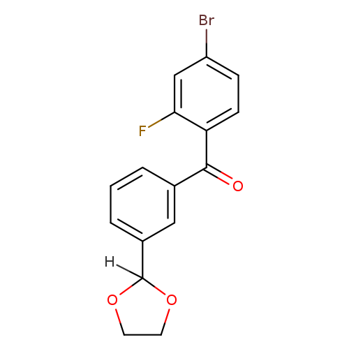 4-Bromo-3'-(1,3-dioxolan-2-yl)-2-fluorobenzophenone