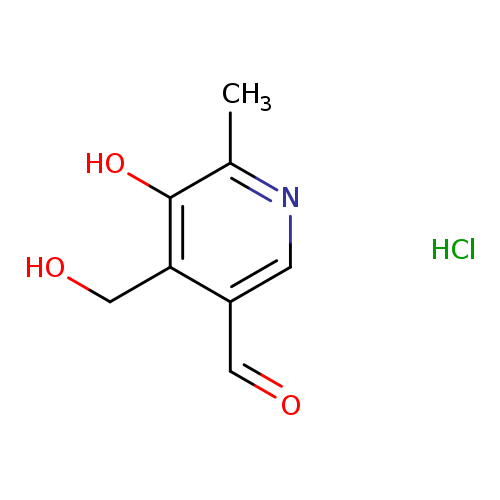 5-Hydroxy-4-(hydroxymethyl)-6-methylnicotinaldehyde hydrochloride