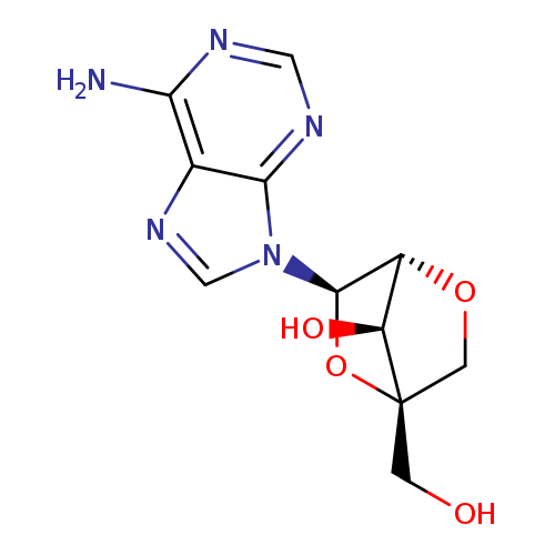9-[2,5-ANHYDRO-4-C-(HYDROXYMETHYL)-ALPHA-L-LYXOFURANOSYL]-9H-PURIN-6-AMINE