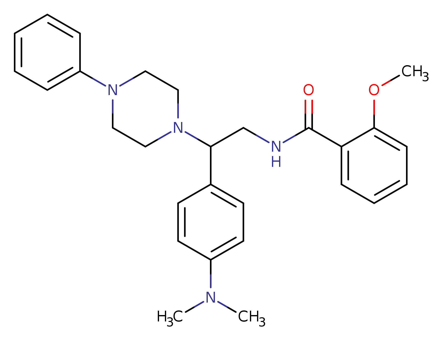 N-{2-[4-(dimethylamino)phenyl]-2-(4-phenylpiperazin-1-yl)ethyl}-2-methoxybenzamide