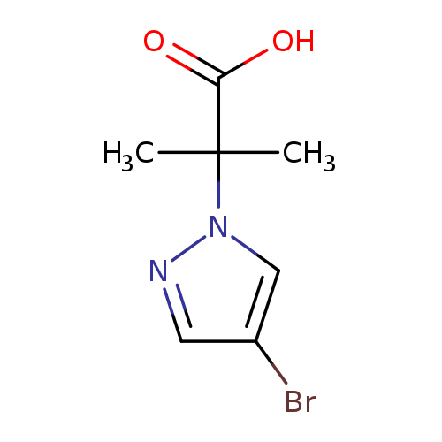2-(4-Bromo-1h-pyrazol-1-yl)-2-methylpropanoic acid