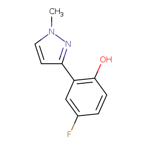 4-fluoro-2-(1-methyl-1H-pyrazol-3-yl)phenol