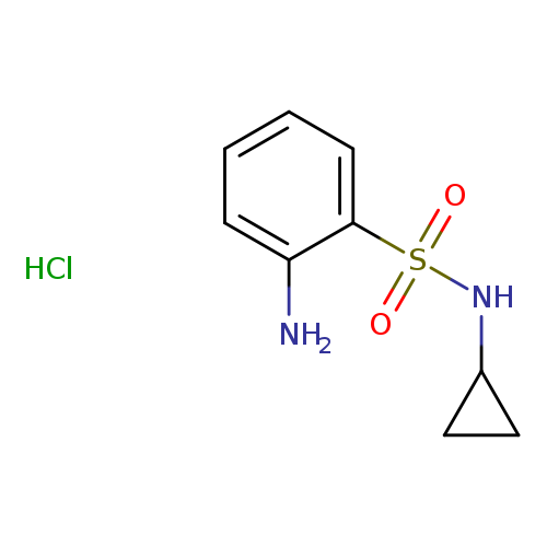 2-amino-N-cyclopropylbenzene-1-sulfonamide hydrochloride