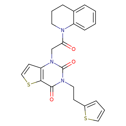 1-[2-oxo-2-(1,2,3,4-tetrahydroquinolin-1-yl)ethyl]-3-[2-(thiophen-2-yl)ethyl]-1H,2H,3H,4H-thieno[3,2-d]pyrimidine-2,4-dione