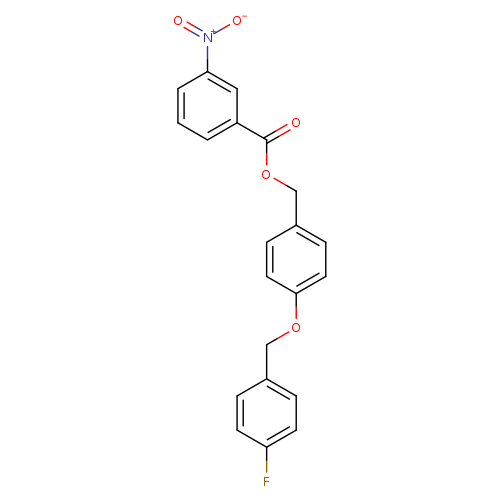 {4-[(4-fluorophenyl)methoxy]phenyl}methyl 3-nitrobenzoate