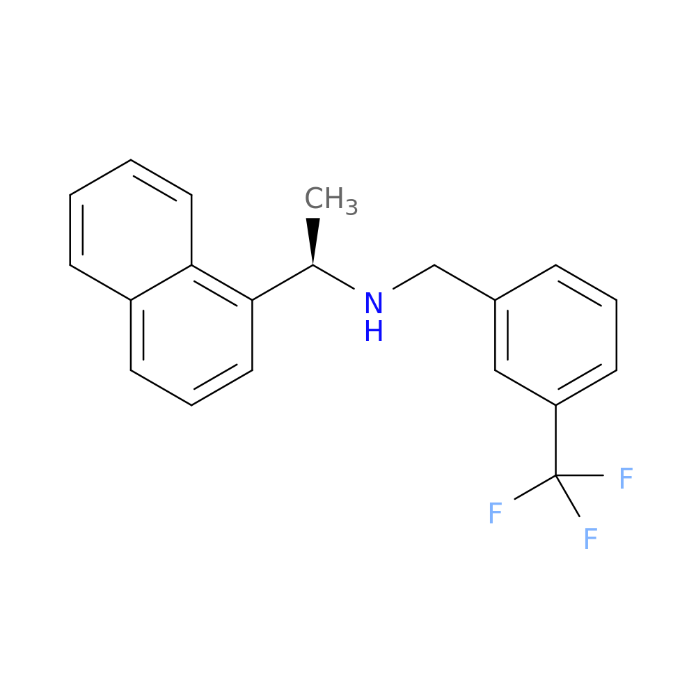 (R)-1-(Naphthalen-1-yl)-N-(3-(trifluoromethyl)benzyl)ethan-1-amine