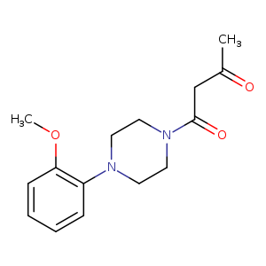 1-[4-(2-methoxyphenyl)piperazin-1-yl]butane-1,3-dione