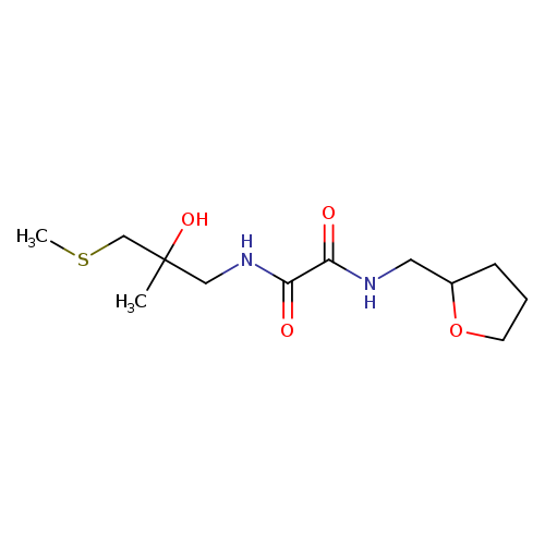 N-[2-hydroxy-2-methyl-3-(methylsulfanyl)propyl]-N'-[(oxolan-2-yl)methyl]ethanediamide