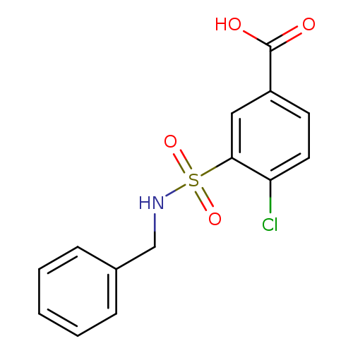 3-(benzylsulfamoyl)-4-chlorobenzoic acid