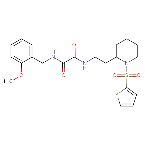 N'-[(2-methoxyphenyl)methyl]-N-{2-[1-(thiophene-2-sulfonyl)piperidin-2-yl]ethyl}ethanediamide