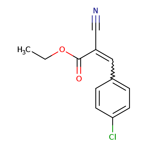 Ethyl 3-(4-chlorophenyl)-2-cyanoacrylate